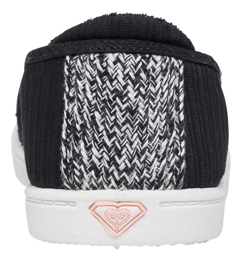 Roxy womens Minnow Slip on Shoe Sneaker, New Black, 7 US - Image 4